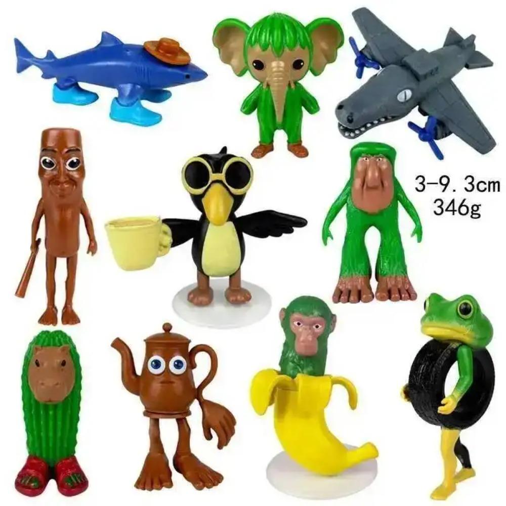 Steal A Brainrot Figure Strawberry Elephant Italian Brainrot 67 Figure Toy Tung Tung Tung Sahur Toy Tralalero Tralala Figurine
