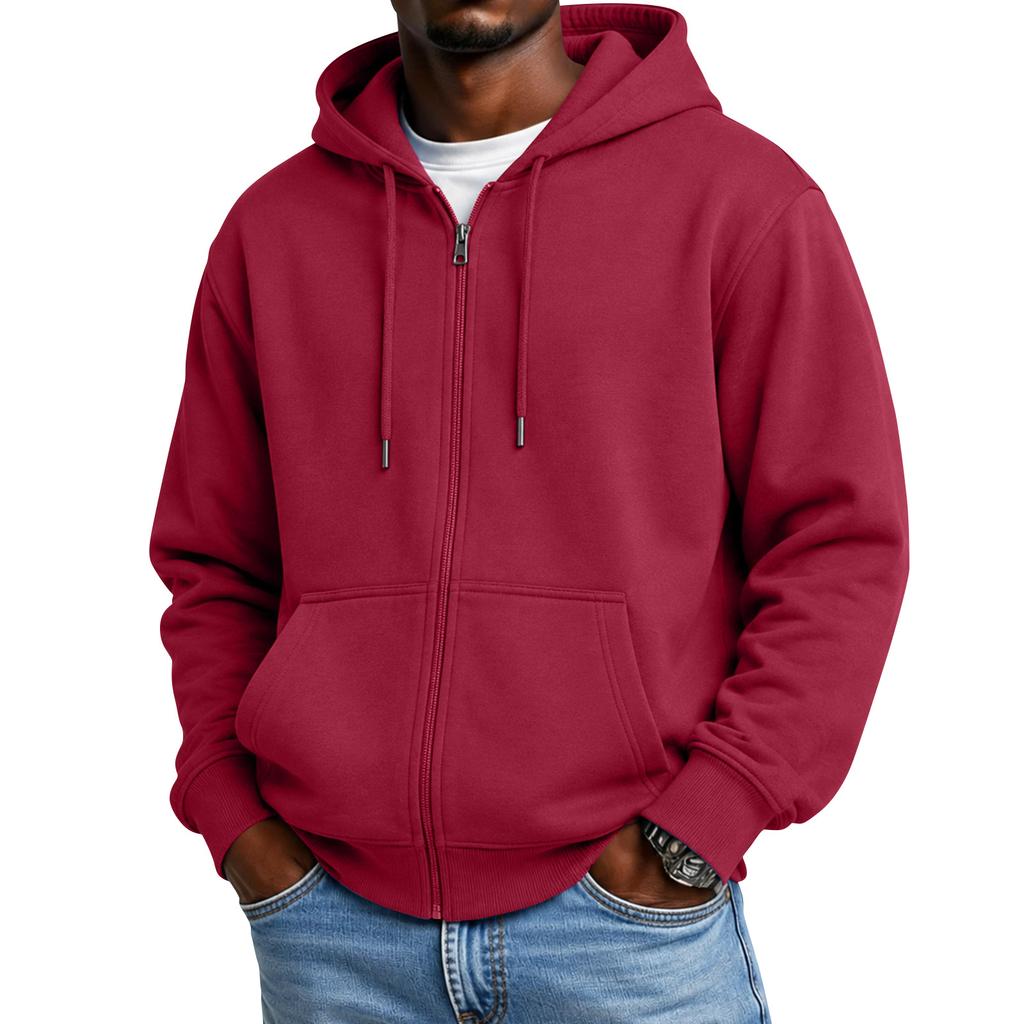 Women's Hooded Zip-Up Cardigan Sweatshirt, Warm Casual Winter Jacket