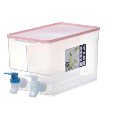 A25F-5.2L Large Capacity Water Fountain Milk Drink Beverage Dispenser Spill Proof Jug With Faucet In Refrigerator Fruit Juice