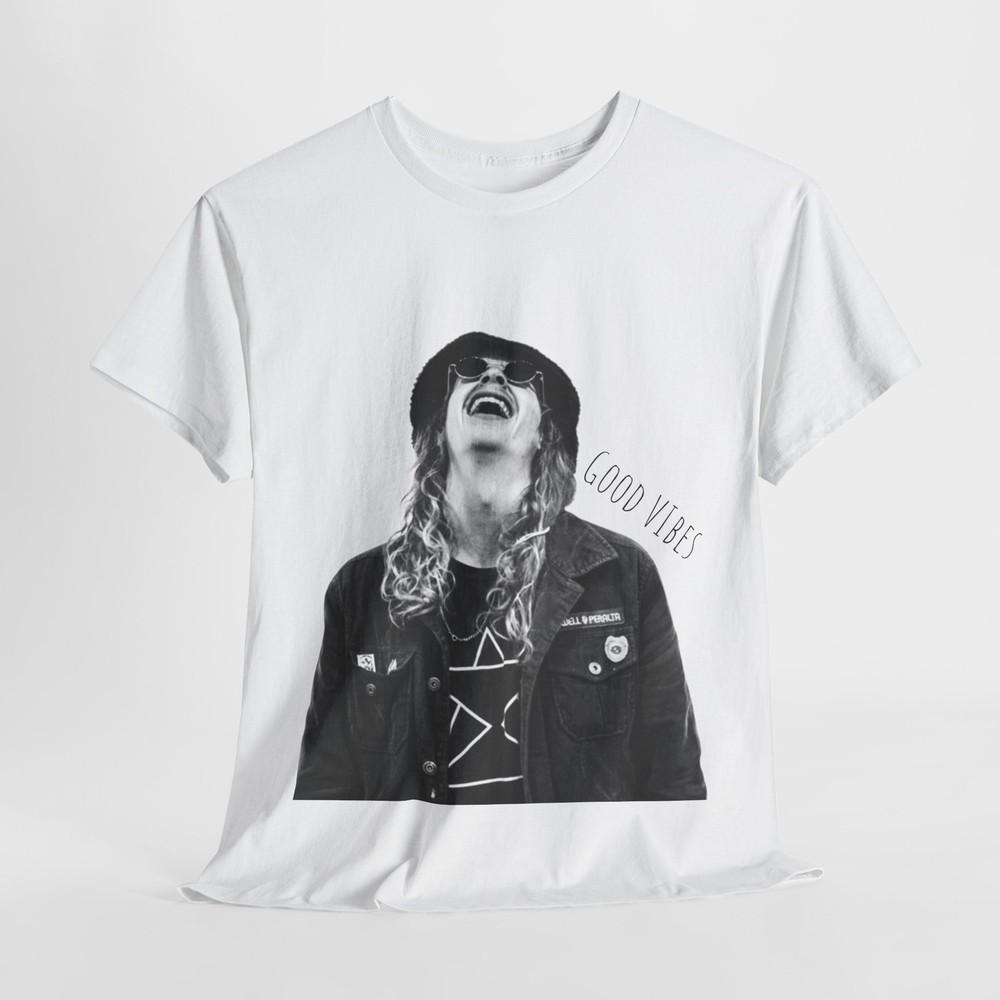 Энди Андерсон Хорошие Вибрации Унисекс Футболка из Плотного Хлопка Унисекс Футболка XXL