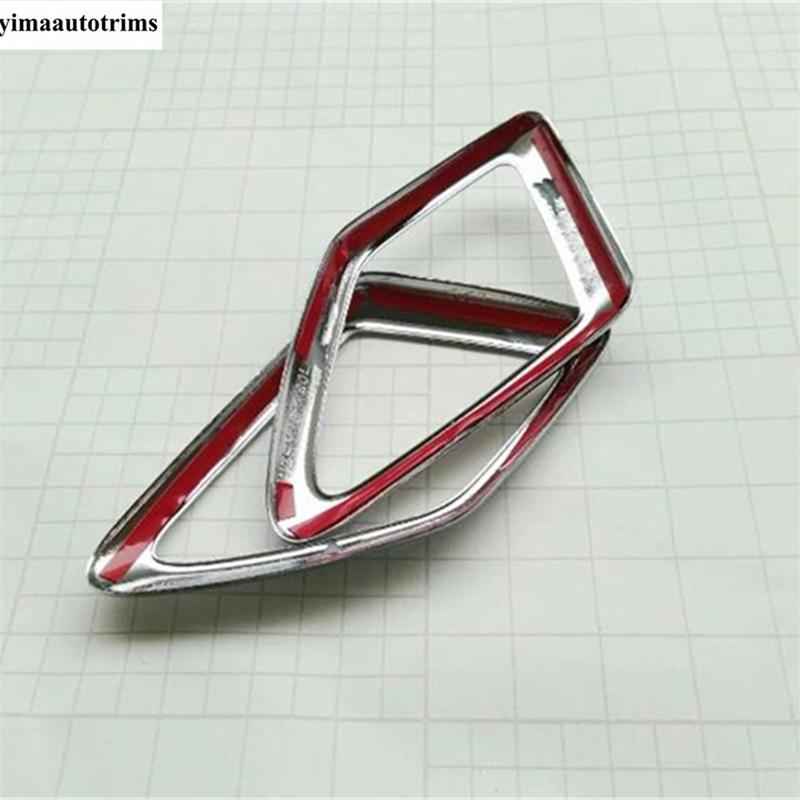 Chrome Pillar A Speaker / Read Light / Dashboard Air Vent Cover Trim Accessories For Toyota Land Cruiser Prado FJ150 2014 -