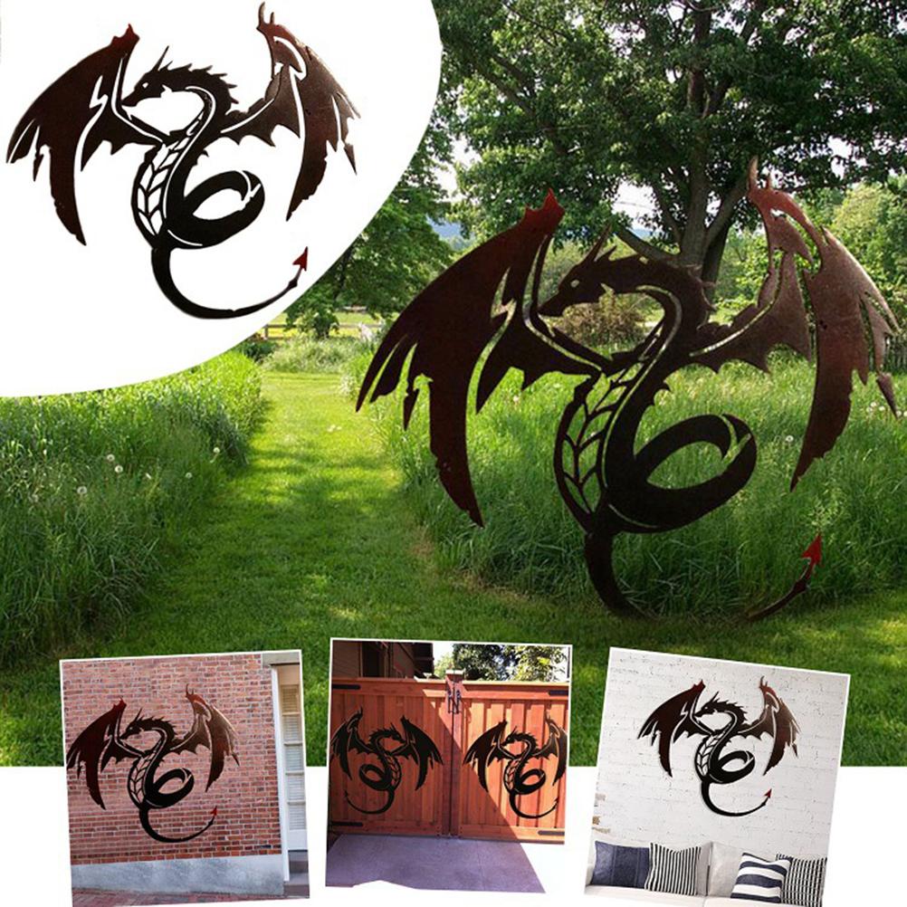Metal Dragon Wall Art Dragon Sculpture Metal Wall Hanging Art for Home Decoration