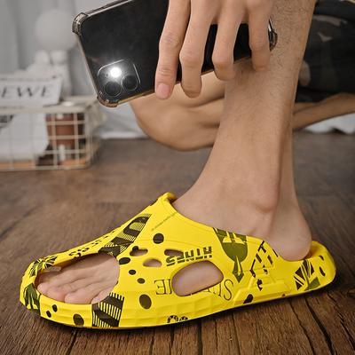 Nuevas Sandalias de Verano para Hombre Casual para Exteriores Suela Gruesa Combinan con Todo Personalidad Tendencia Sandalias de Media Espalda Suela Suave