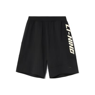 Li Ning Sports Fashion Series Sports Shorts Men Shorts Black AKSR185-2