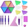 1Pc Diamond Painting New Turning Diamond Disc, Hexagonal Diamond Disc Multifunctional Funnel Disc Screen Diamond Disc DIY Tool Set
