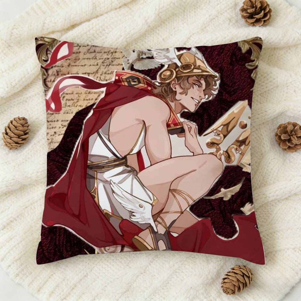 Hermes EEpic The MMusical Doublesided Printed Square Decorative Cushion Cover for Sofa Living Room Home Decor