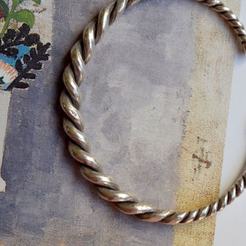 

martha in the garret roly poly brace.ii silver