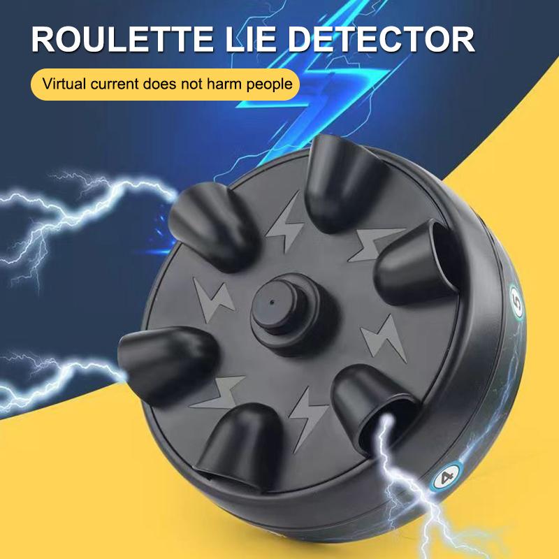 1 Stück Aufregender Roulette-Lügendetektor Sechs-Finger-Lügendetektor Test Schock-Finger-Spiel Party-Spielzeug für Freund Familienparty Brettspiel