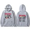 Bbno$ It's Pronounced Baby No Money European Tour 2025 Hoodie Men Women Hip Hop Fashion Oversized Pullover Male Vintage Hoodies