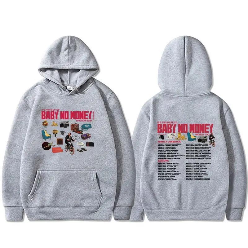 Bbno$ It's Pronounced Baby No Money European Tour 2025 Hoodie Men Women Hip Hop Fashion Oversized Pullover Male Vintage Hoodies