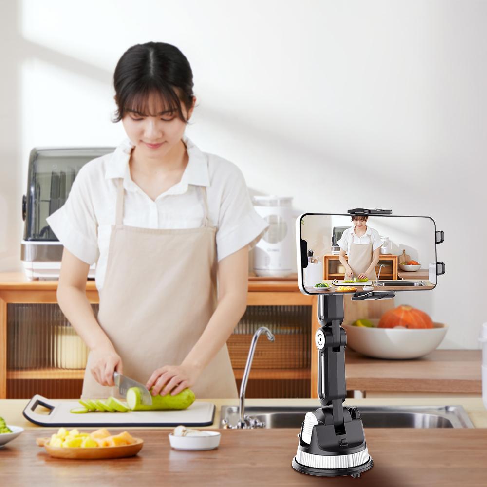 X251 Car Suction Cup Mount Phone Holder Adjustable Cellphone Bracket for Dashboard/Windshield