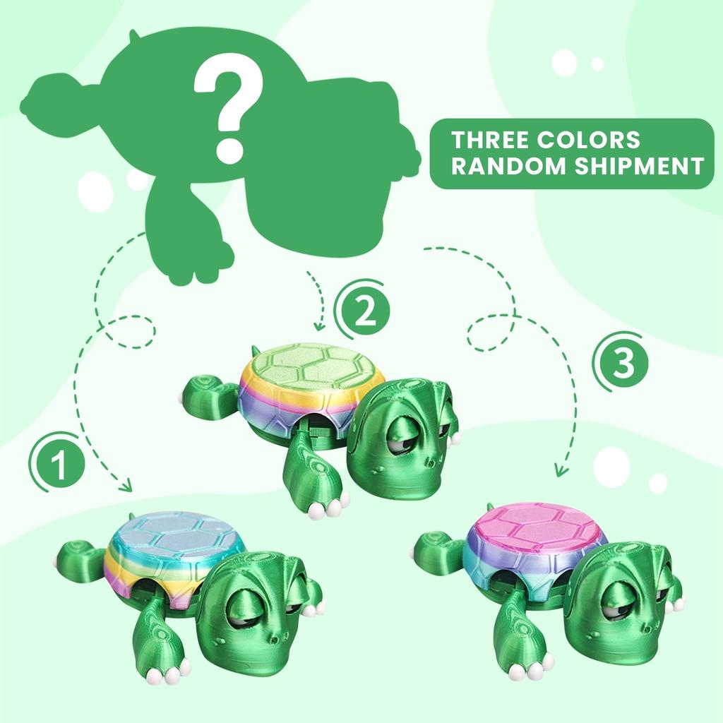 3D Printed Turtle Creative Funny Toy Turtle Base Decorative Ornaments