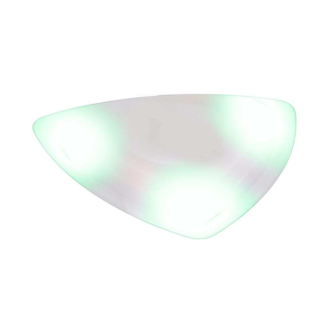 Pene de chitară luminoase cu lumină LED de înaltă sensibilitate, înlocuitor pentru pene de chitară cu baterie, verde