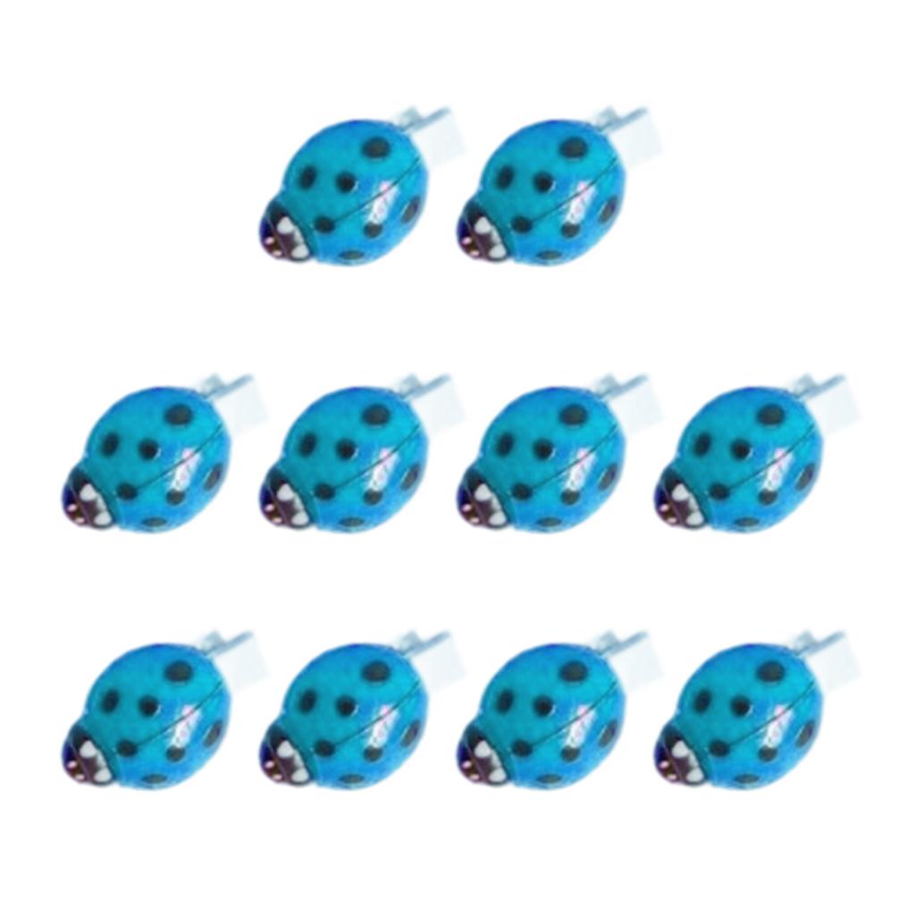 10PCS Realistic Ladybug Hair Clip for Kids Girls Boys School Hair Accessories Cute Insect Design Stylish Hairpins
