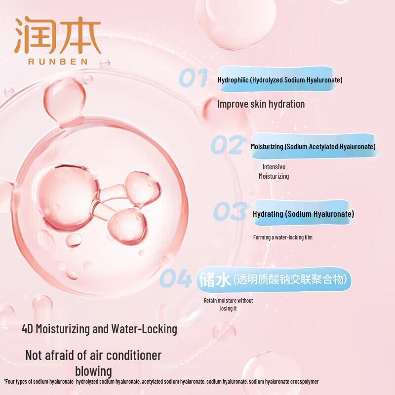 RUNBEN Little Peach Joy Light Hydration Baby Moisturizing Cream 55g