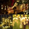 Serial String Lights - 14 LED Crystal Rain Drop, 10 Feet Warm White Fairy Lights for Home,Mandir,,Deepawali & Diwali Decoration,Christmas