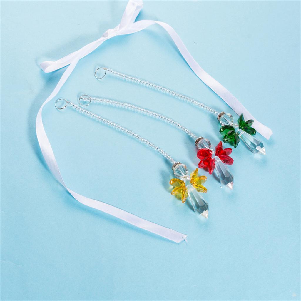 Modern Crystal Chakra Suncatcher Car Charm Pendant For Auto Rear