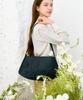 Clave Mia Flower Black Tote Bag