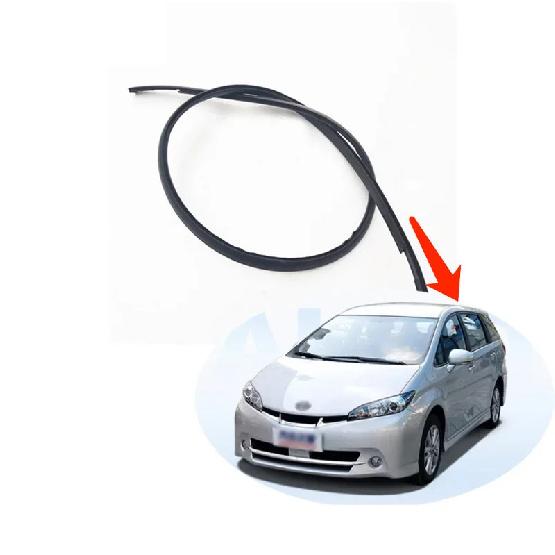 For Toyota Wish 2009-17 Roof Channel Seal OEM Style Waterproof Rubber Weatherstrip Exact Fit Rain Gutter Molding Replacement Left 1PCS