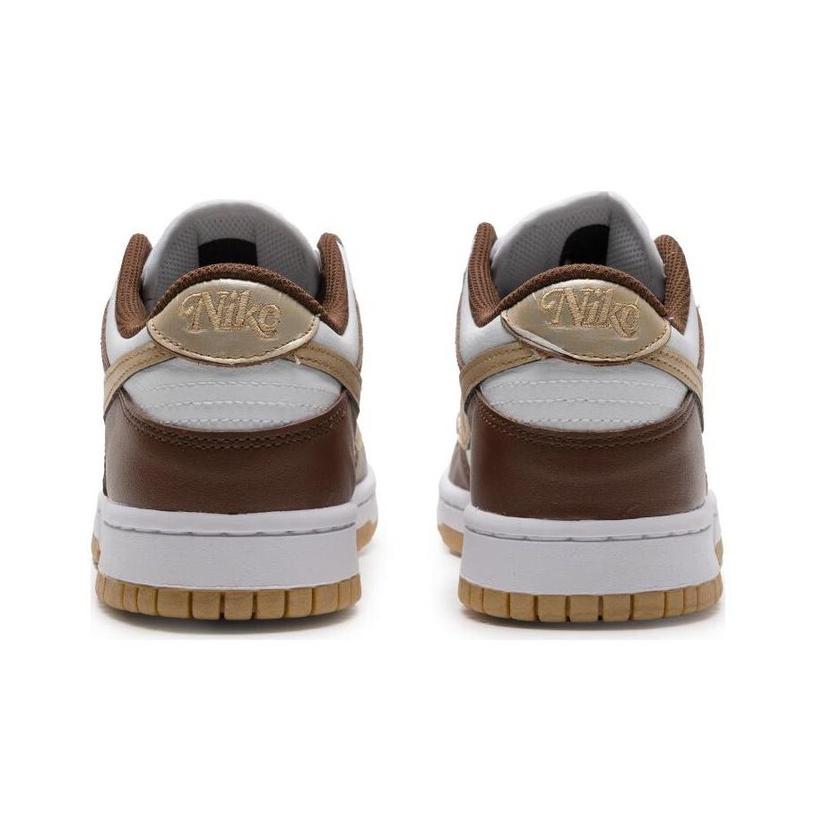 Nike Dunk Low GS Cacao Wow Metalická Zlatá Dětské Tenisky Hnědé Bílé HM3725-171