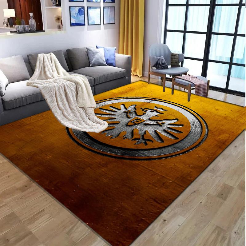 Eintracht Frankfurt Pattern Rug, Indoor/Outdoor Mat, for Picnic, Gameroom, Bedroom, Office, Living Room, Home Decor Carpet, Birthday Gift