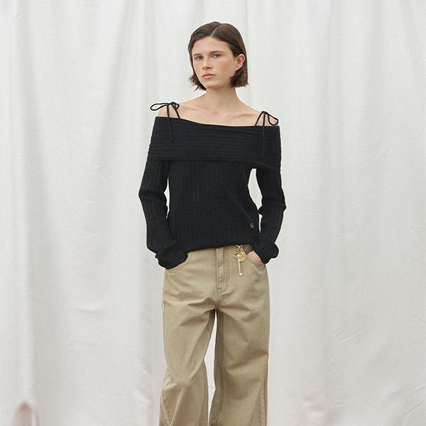 Atelier Nine Dallia Wool Knit(T-6920) Ivory/Free