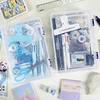 Colorful Stationery Set: Scissors, Notebook, Stapler & Storage Box - Perfect Gift for Students & Office Use