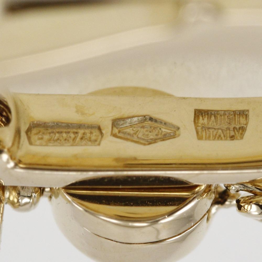 BVLGARI Earring * One side only K18 yellow gold 4.7g unisex Used