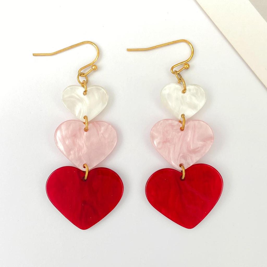 European & American C-Shaped Heart Velvet Stud Earrings for Women – Elegant Korean Style Accessories.
