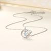 Feather You Accompany Natural Moonstone Necklace Girl High Sense Collarbone Chain Woman Premium Durable Quality