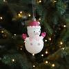 Shatterproof Xmas Tree Hanging Pendant Santa Claus Snowman Pendant Hanging Ornament  Party