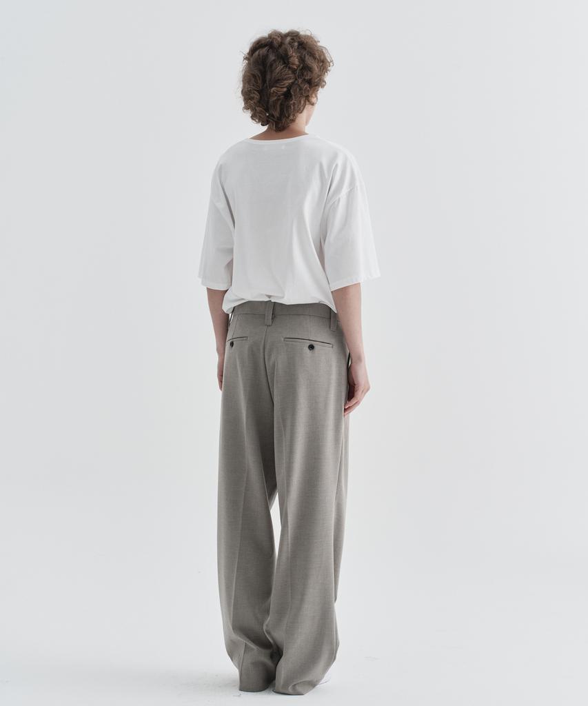 EZIO WOMEN W Classic Straight Slacks_Beige