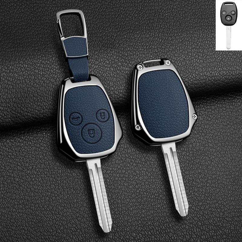 

Zinc Alloy Car Key Case Cover Holder Shell Accessory For Honda Accord Crv Pilot Civic 2003 2007 2008 2009 2010 2011 2012 2013 Q28213QQ-