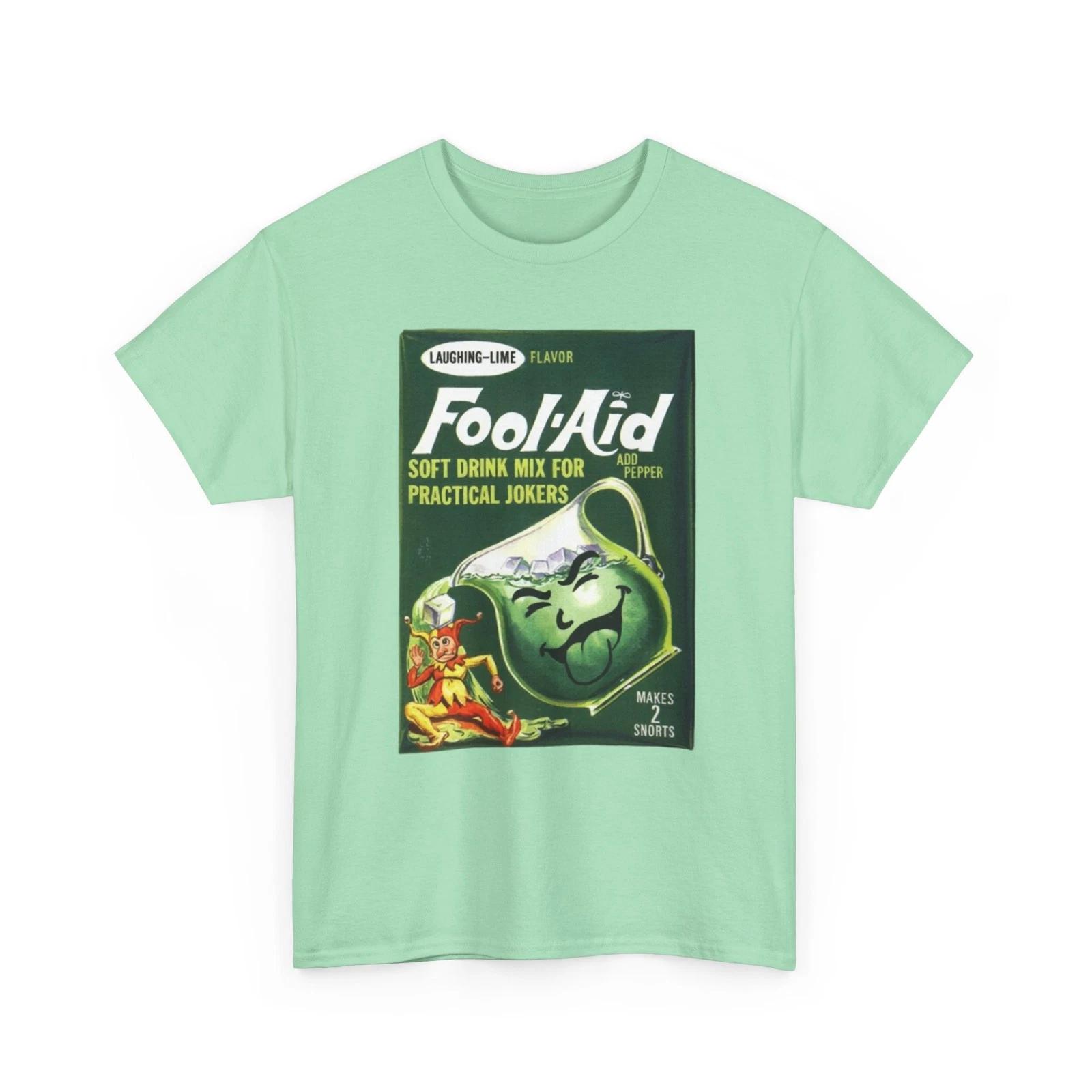 Wacky Packages Fool-Aid Printed T shirt Funny Kool-Aid Parody 2XL