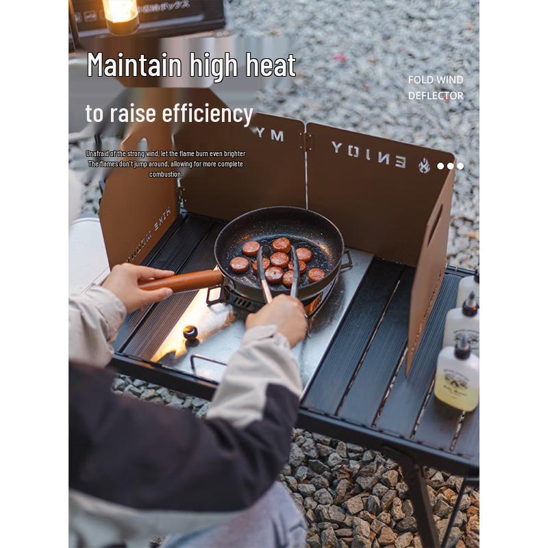 Portable Folding Camping Stove Windscreen