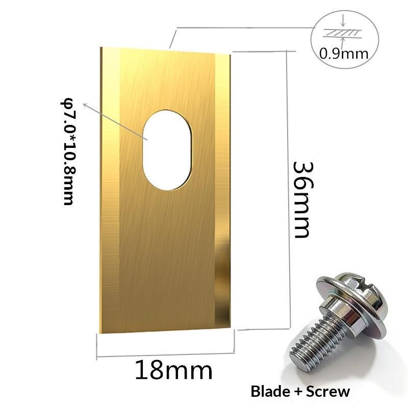 9-30Pcs Grass Trimmer Blade Stainless Steel Lawn Mower Cutting Blade W/Screw Kit Replacement For Dreame Lawnmower Accessories