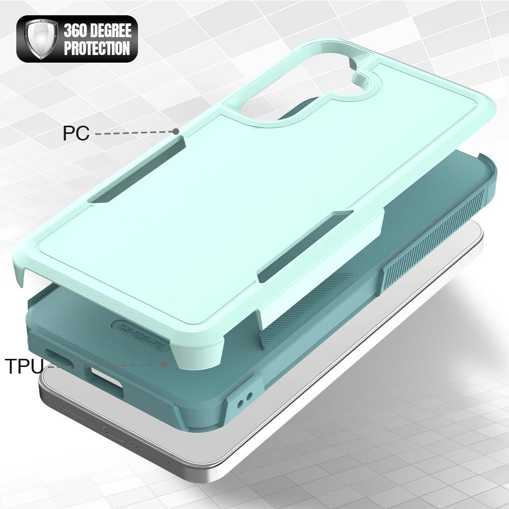 Shockproof Case For Samsung Galaxy S25 FE S25Plus S25+ S25Ultra S25Edge S25FE Funda TPU+PC Dual Layer Protect Cell Phone Cover