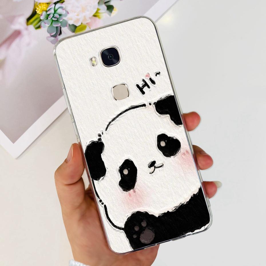 Lovely Printing Case For Huawei GR5 KII-L22 KII-L21 / GR5 2017 BLN-L21 BLN-L22 Soft Silicone TPU Back Cover Phone Cases