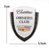 Car Logo For Seville XT4 CT4 CT5 ATS SLR STS EXT CTS Escalade Coupe Shield Emblem Badge Auto Side Sticker Accessories