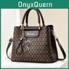 Stylish Vintage Pvc Women's Bucket Bag In Brown And Red Perfect For Casual Outings