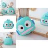 Cuscino Peluche Sanrio Hangyodon con Design Ricamato per Arredo Salotto e Camera da Letto
