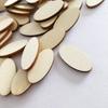 100 Pezzi Chips di Legno Naturale Ellittiche Artigianato Per Biglietti Fatti a Mano Tag con Motivo Fai da Te Decorazione per Scrapbooking Lavorazione del Legno