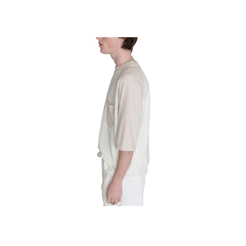 Levis Color Block Raglan Short Sleeve Straight Fit T-Shirt Men Tops White A2139-0001
