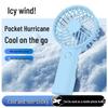 USB Rechargeable Handheld Portable Fan with Phone Holder