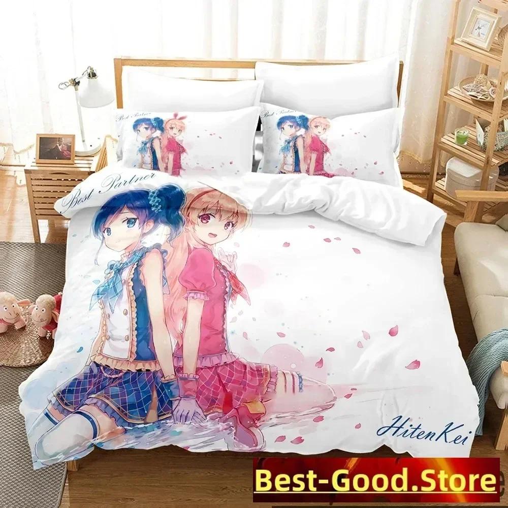 Comforter Aikatsu Idol Activity Anime Bedding Set Printed With Bed Soft Single Double Queen Super King Size