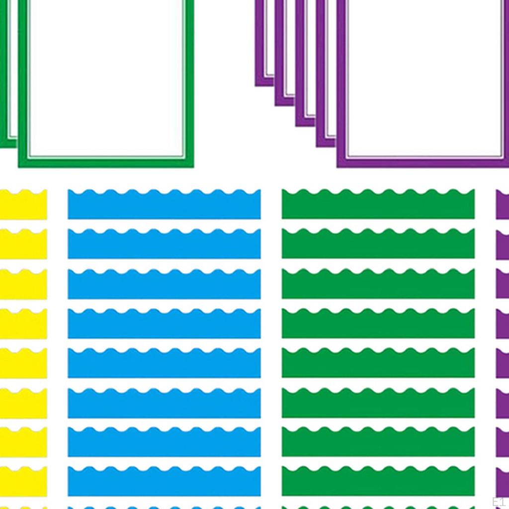 150Pcs Science Fair Board Supplies Back to School Posters Theme Decoration 120 Trim Bulletin Borders