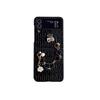 For Samsung Zflip5 Flip Metal Four-leaf Clover Flower Hand Chain for Folding Screen Findn2Flip Hard Shell