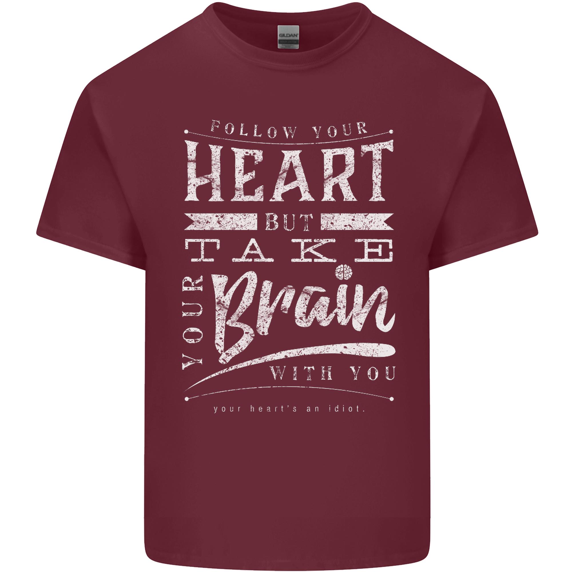 Take Your Heart With You Slogan Unisexs Light Cotton TShirt S