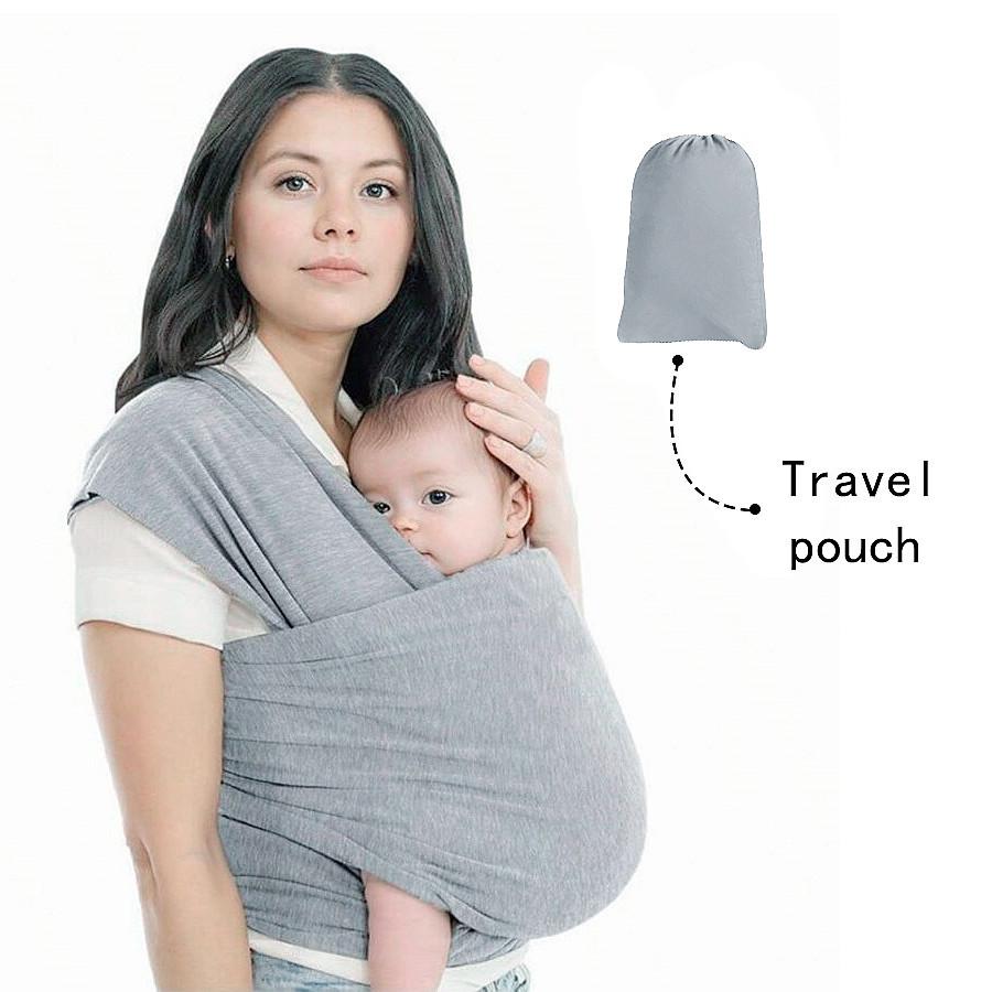 Baby Wrap Carrier, Soft and Adjustable for Newborns from 3 To 12 Months Old