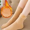 5 Pairs Men Women Winter Thicken Warm Short Socks Thermal Cashmere Wool Socks Nylon Snow Velvet Boots Home Floor